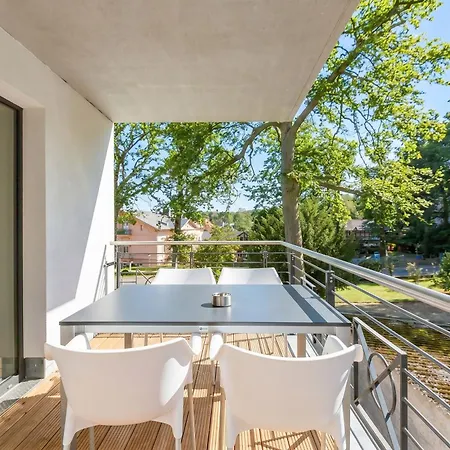 公寓 Quartier Am Waldschloss App 04 塞巴特黑灵斯多夫